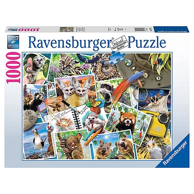 Ravensburger A Traveler s Animal Journal 1000 Piece Jigsaw Puzzle