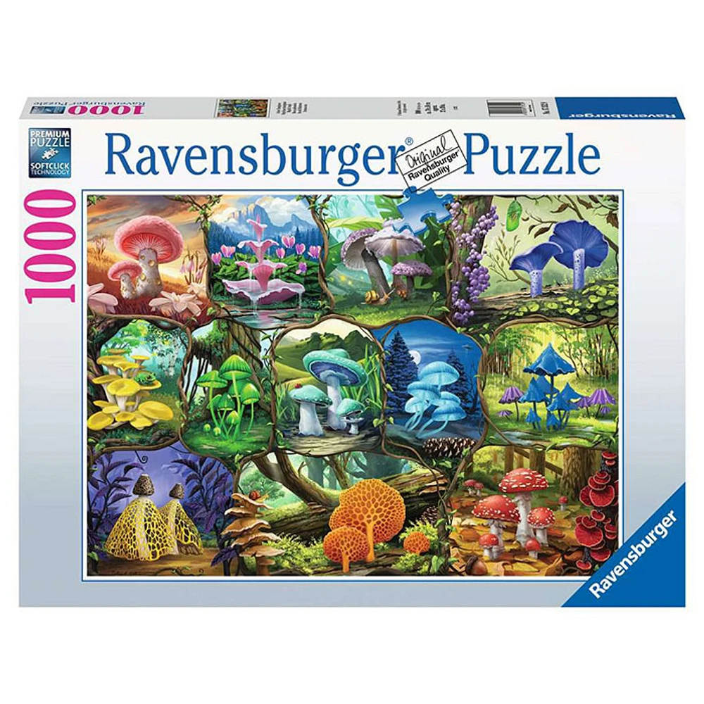 Ravensburger Beautiful Mushrooms 1000 Piece Jigsaw Puzzle