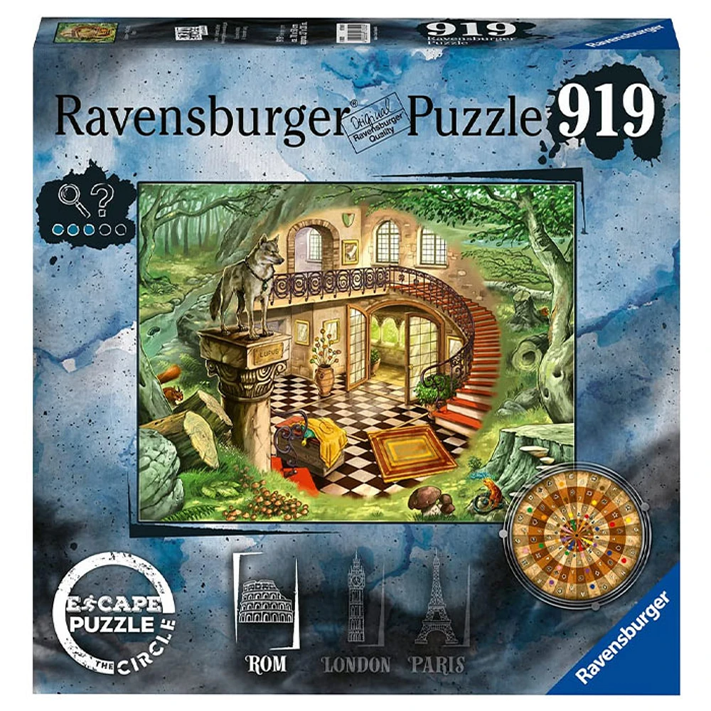 Ravensburger Escape The Circle: Rome 919 Piece Jigsaw Puzzle