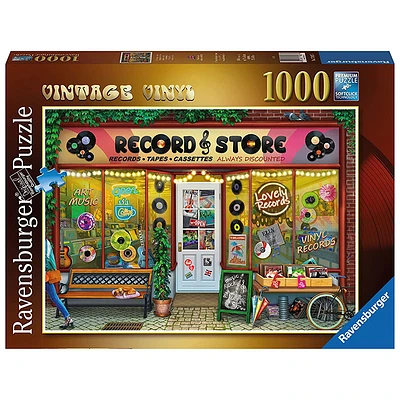 Ravensburger Vintage Vinyl 1000 Piece Jigsaw Puzzle