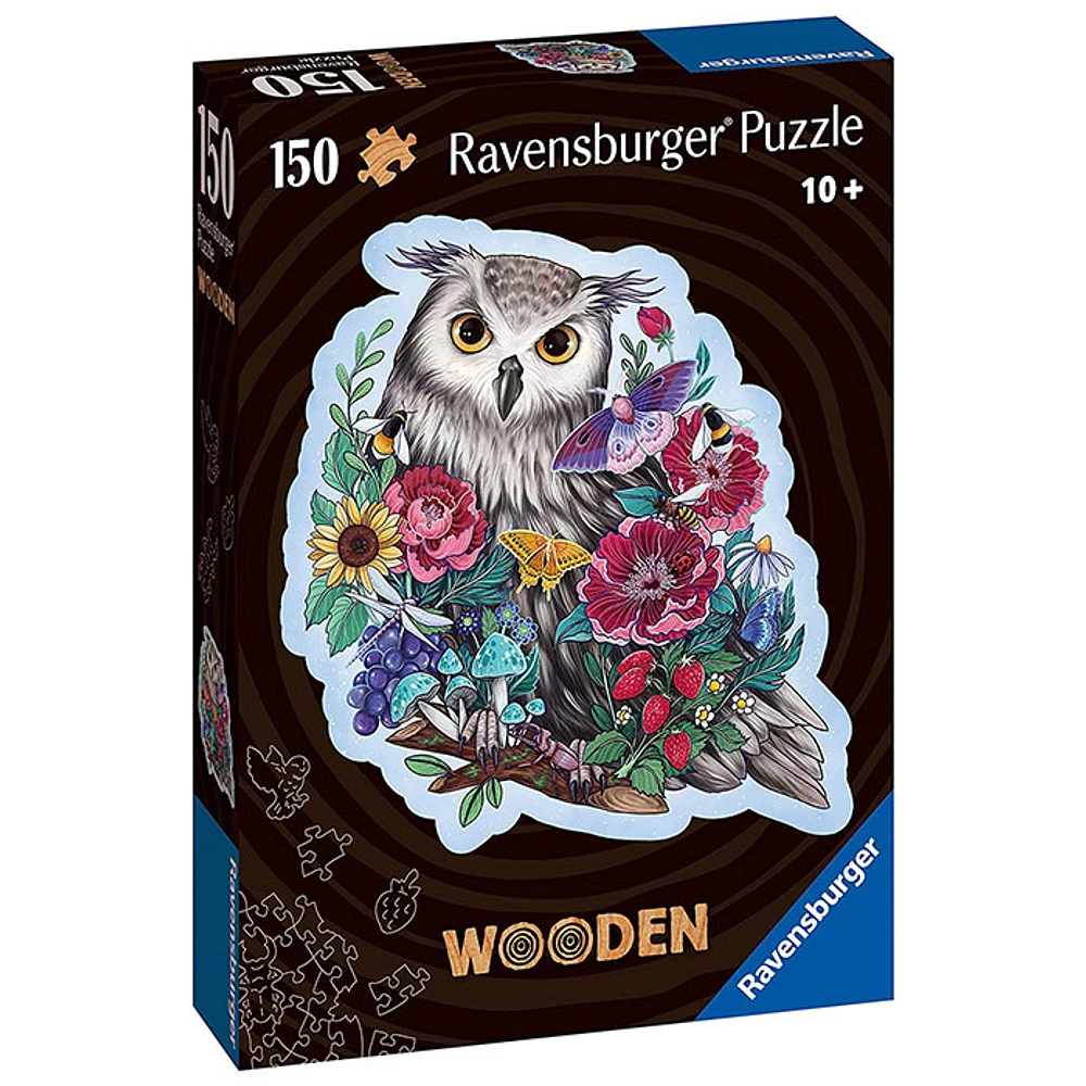 Ravensburger Mysterious Owl 150 Pieces Wooden Jigsaw Puzzle