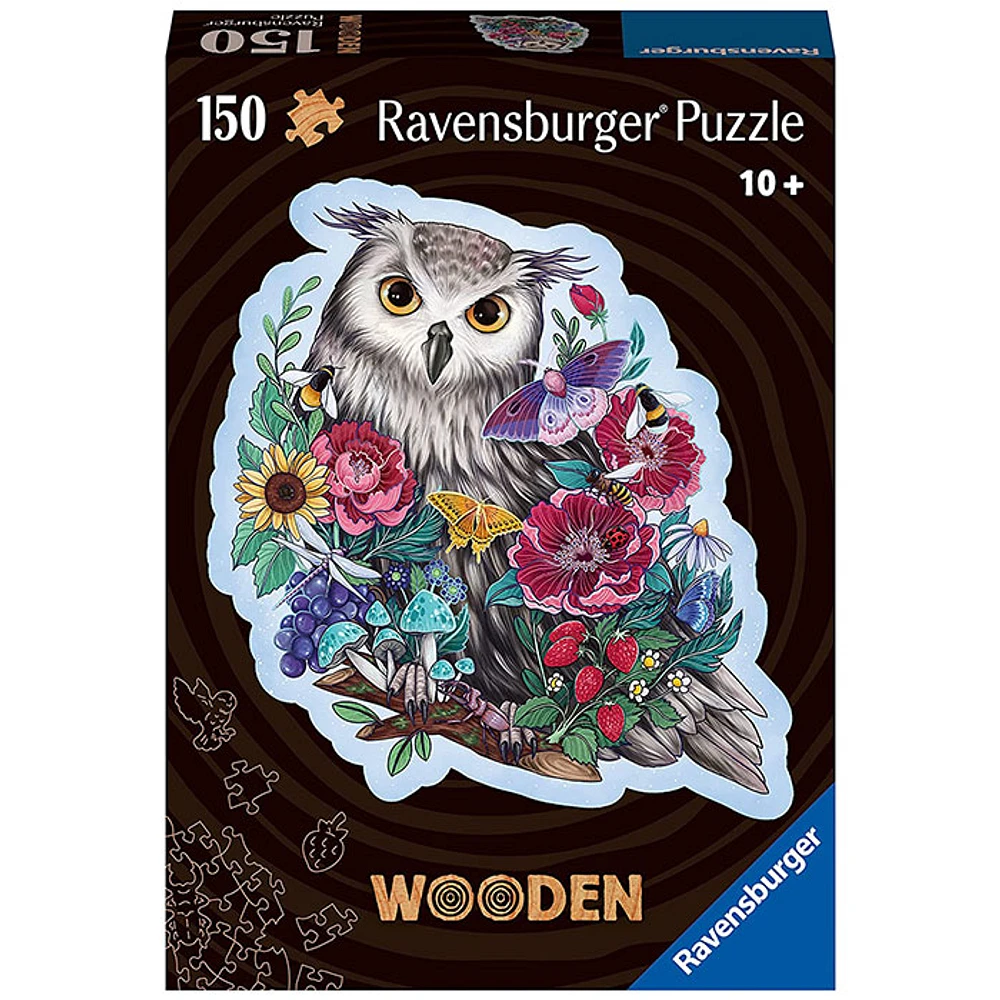 Ravensburger Mysterious Owl 150 Pieces Wooden Jigsaw Puzzle