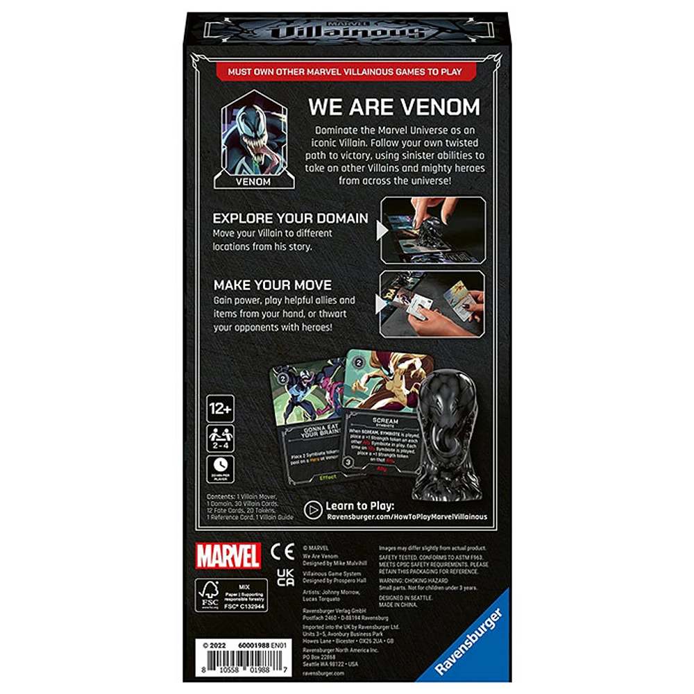 Ravensburger Marvel Villainous: We are Venom