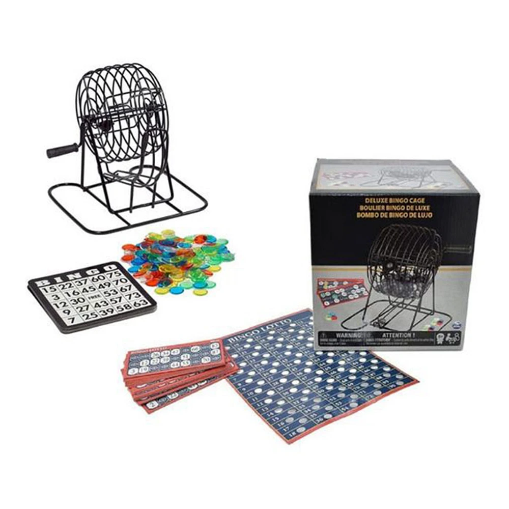 Deluxe Bingo Lotto Cage Game