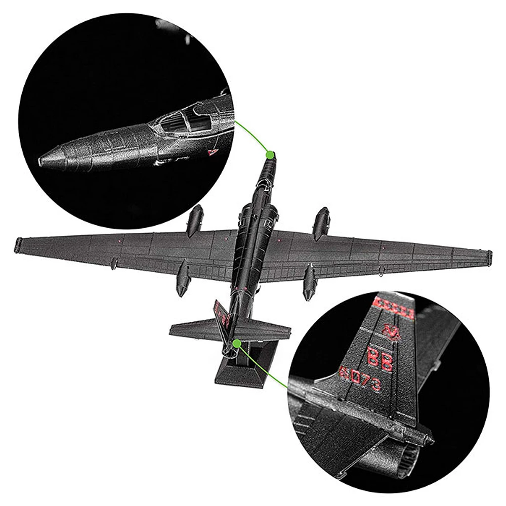 Metal Earth Lockheed Martin U-2 Dragon Lady Aircraft 3D Metal Model Kit Fascinations