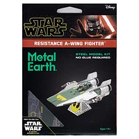 Fascinations Metal Earth Star Wars Rise of Skywalker Resistance A-Wing Fighter 3D Metal Model Kit