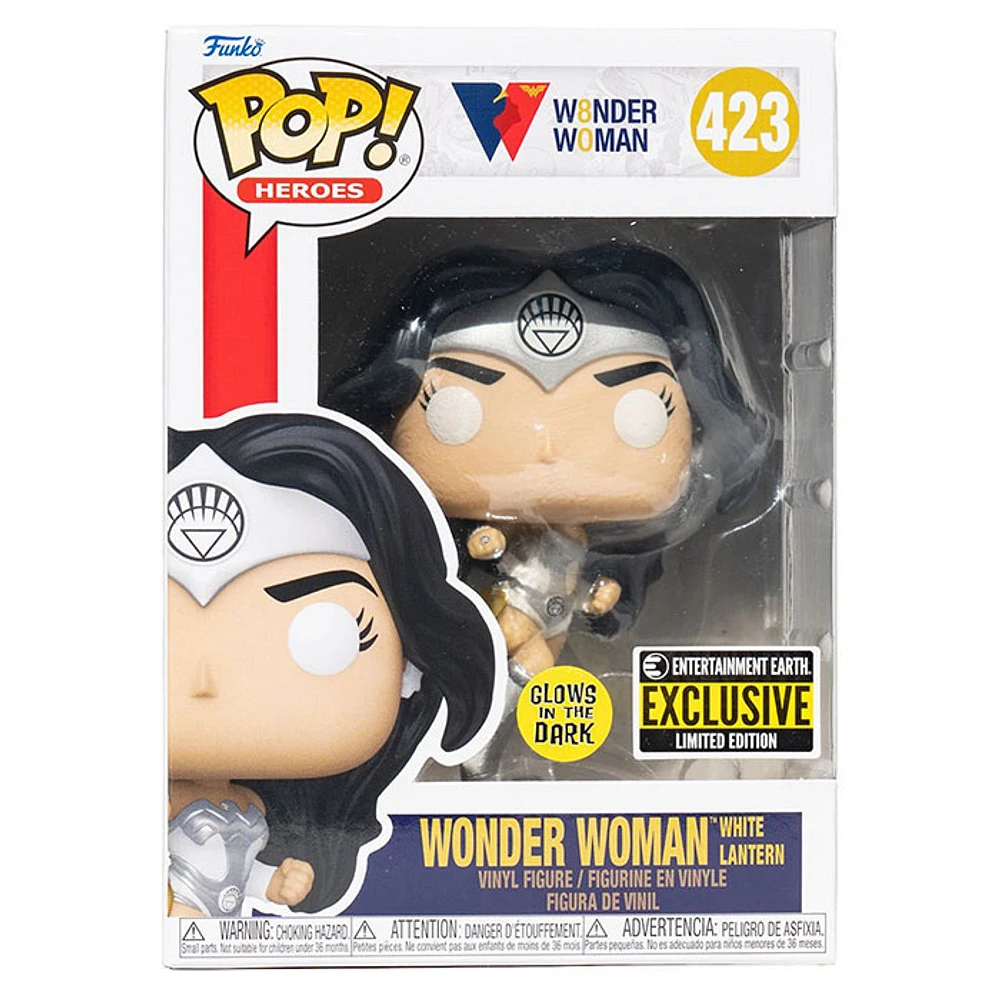 Funko Pop! Wonder Woman 80th Anniversary White Lantern Glow-in-the-Dark