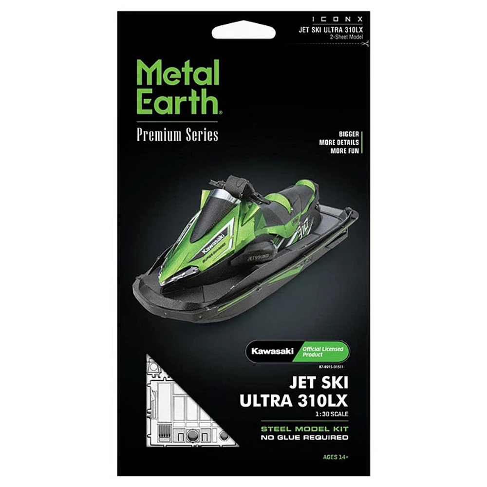 Metal Earth Premium Series Kawasaki Jet Ski Ultra 310LX 3D Metal Model Kit Fascinations