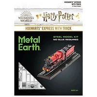 Metal Earth Harry Potter Hogwarts Express with Track 3D Metal Model Kit Fascinations