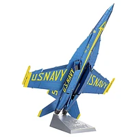 Metal Earth Premium Series Blue Angels FA-18 Super Hornet 3D Metal Model Kit Fascinations