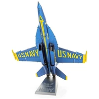 Metal Earth Premium Series Blue Angels FA-18 Super Hornet 3D Metal Model Kit Fascinations