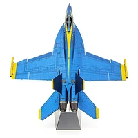 Metal Earth Premium Series Blue Angels FA-18 Super Hornet 3D Metal Model Kit Fascinations