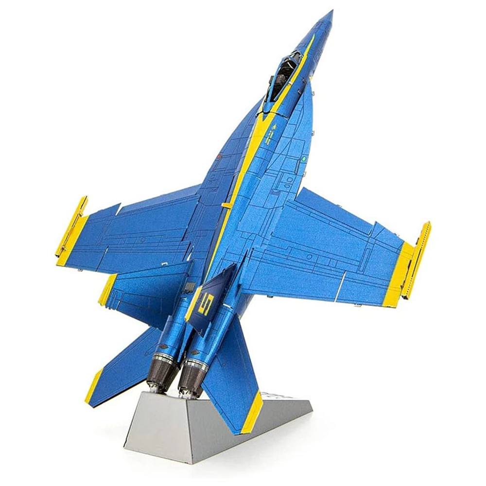 Metal Earth Premium Series Blue Angels FA-18 Super Hornet 3D Metal Model Kit Fascinations