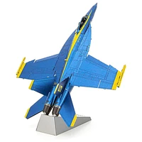 Metal Earth Premium Series Blue Angels FA-18 Super Hornet 3D Metal Model Kit Fascinations