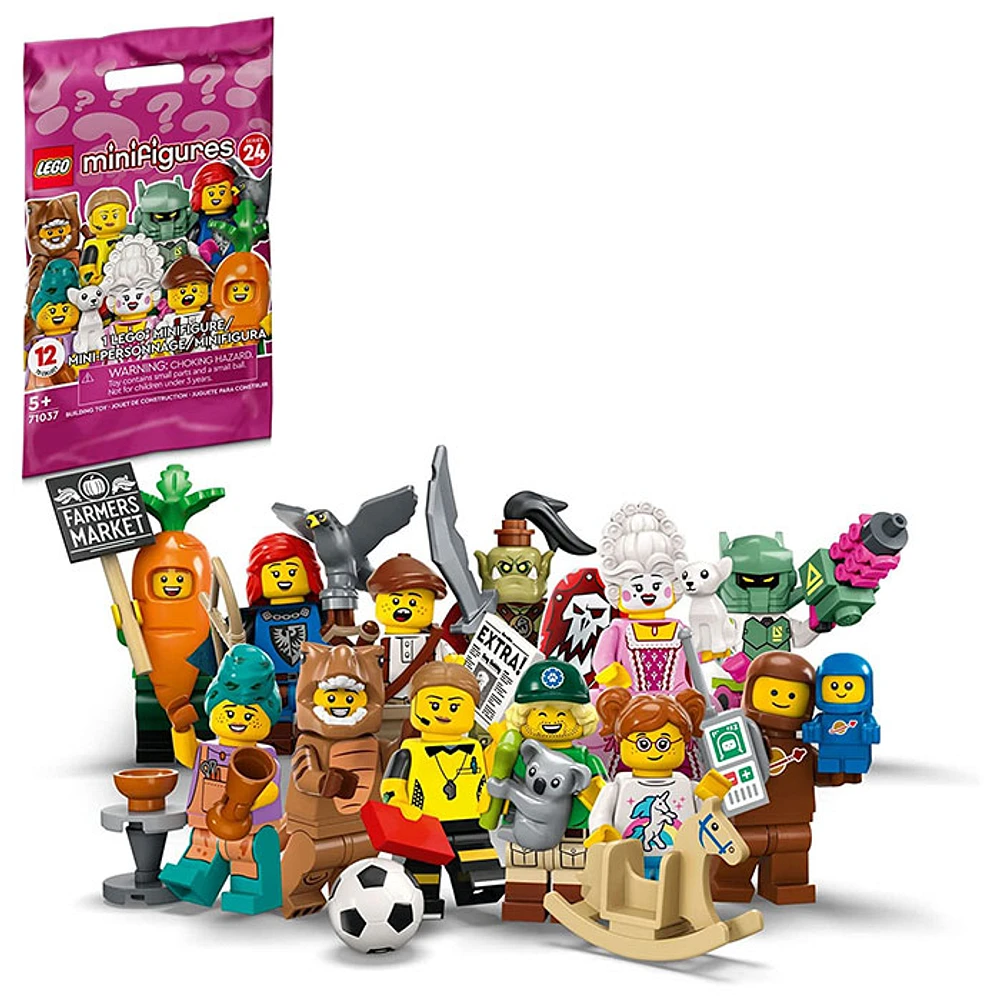 LEGO Minifigures Series 24, Limited Edition Mystery Minifigure Blind Bag, 2023 Set