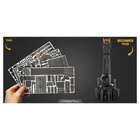 Metal Earth Premium Series Lord of The Rings Minas Tirith 3D Metal Model  Kit Fascinations