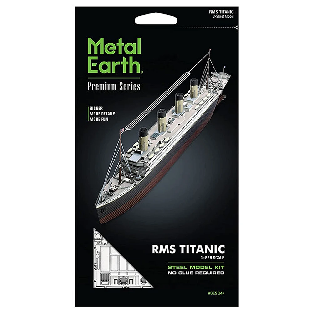 Metal Earth Premium Series RMS Titanic Ship 3D Metal Model Kit Fascinations