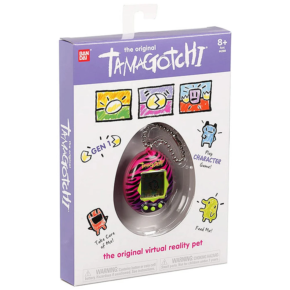 Tamagotchi Electronic Game, striped tiger