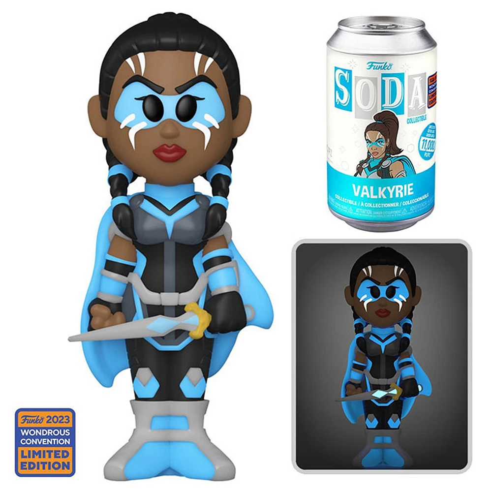 Funko Pop! Thor Love and Thunder Valkyrie  Soda Figure (Styles May Vary)