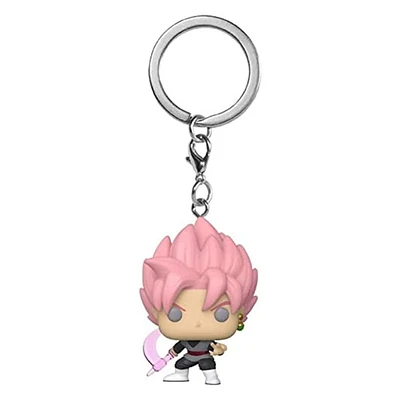 Funko Pop! Keychain Dragon Ball Super Super Saiyan Rose Goku Black with Scythe