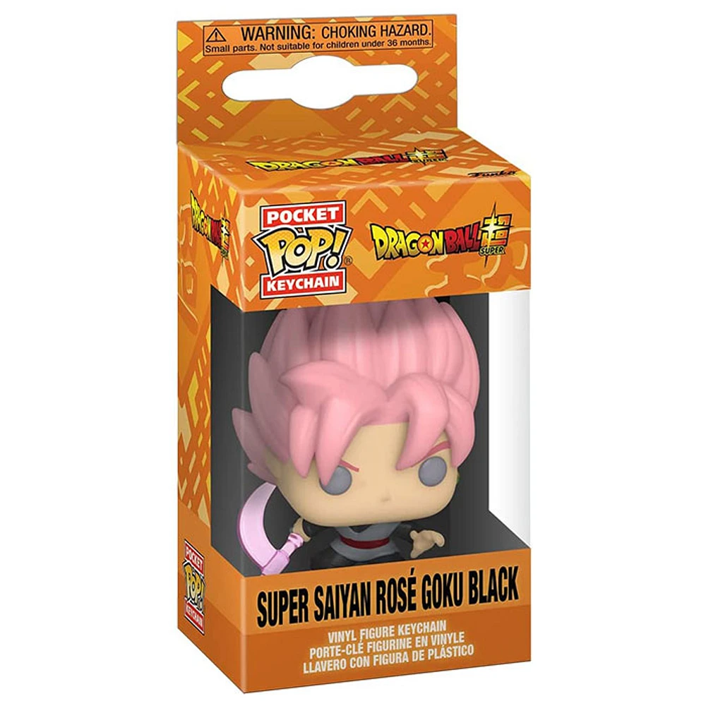 Funko Pop! Keychain Dragon Ball Super Super Saiyan Rose Goku Black with Scythe