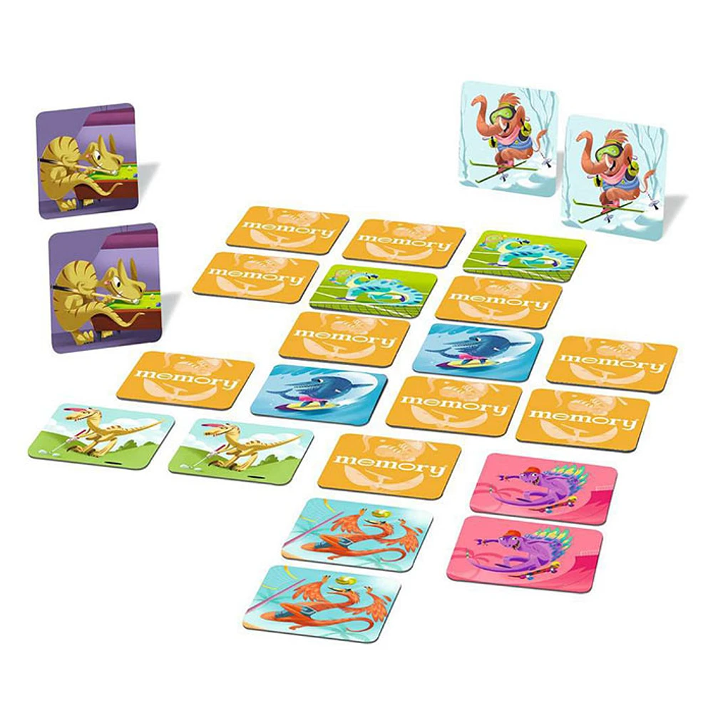 Ravensburger Memory Dinosaur Sports Card Game