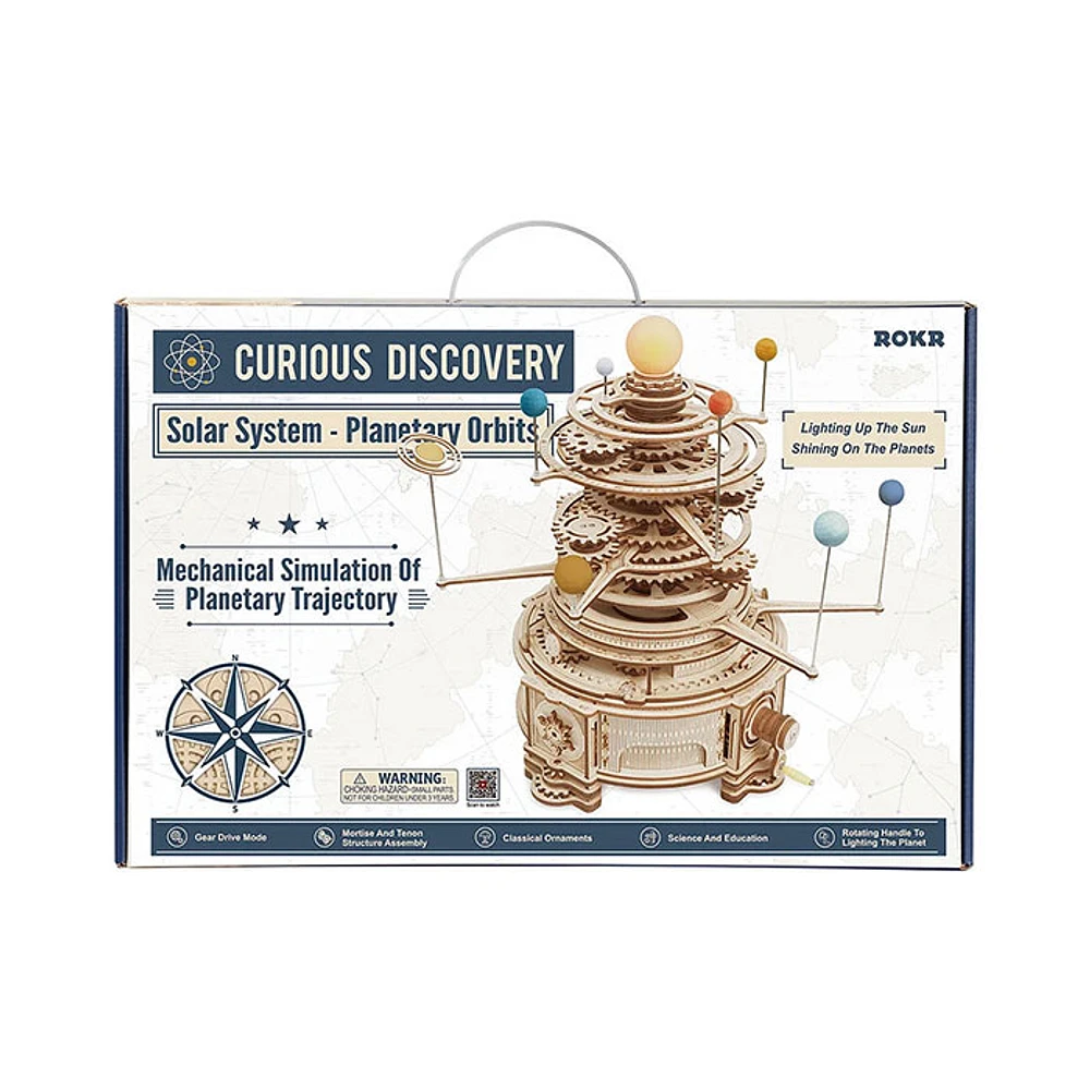 ROKR Mechanical Orrery 3D Wooden Puzzle – 316 PCS