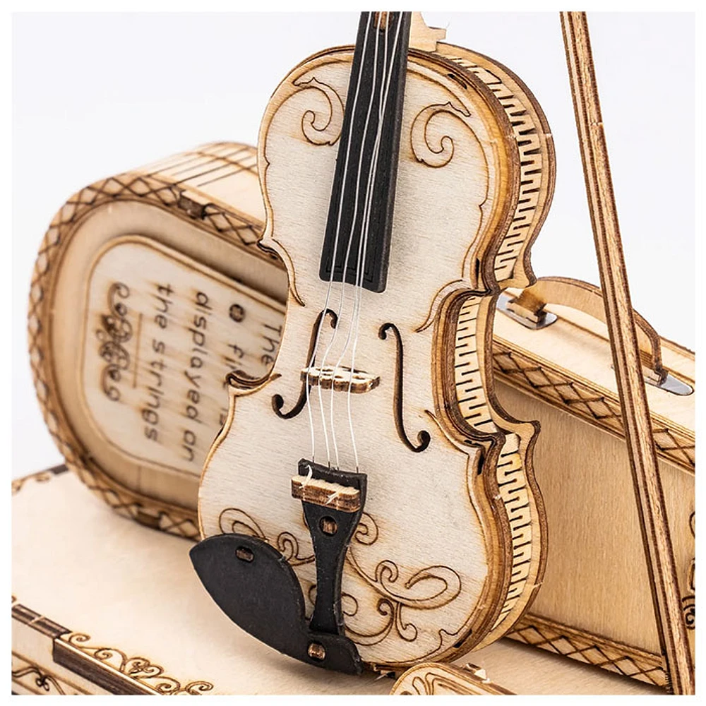 ROKR Violin Capriccio Model 3D Wooden Puzzle – 62 PCS