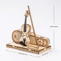 ROKR Violin Capriccio Model 3D Wooden Puzzle – 62 PCS