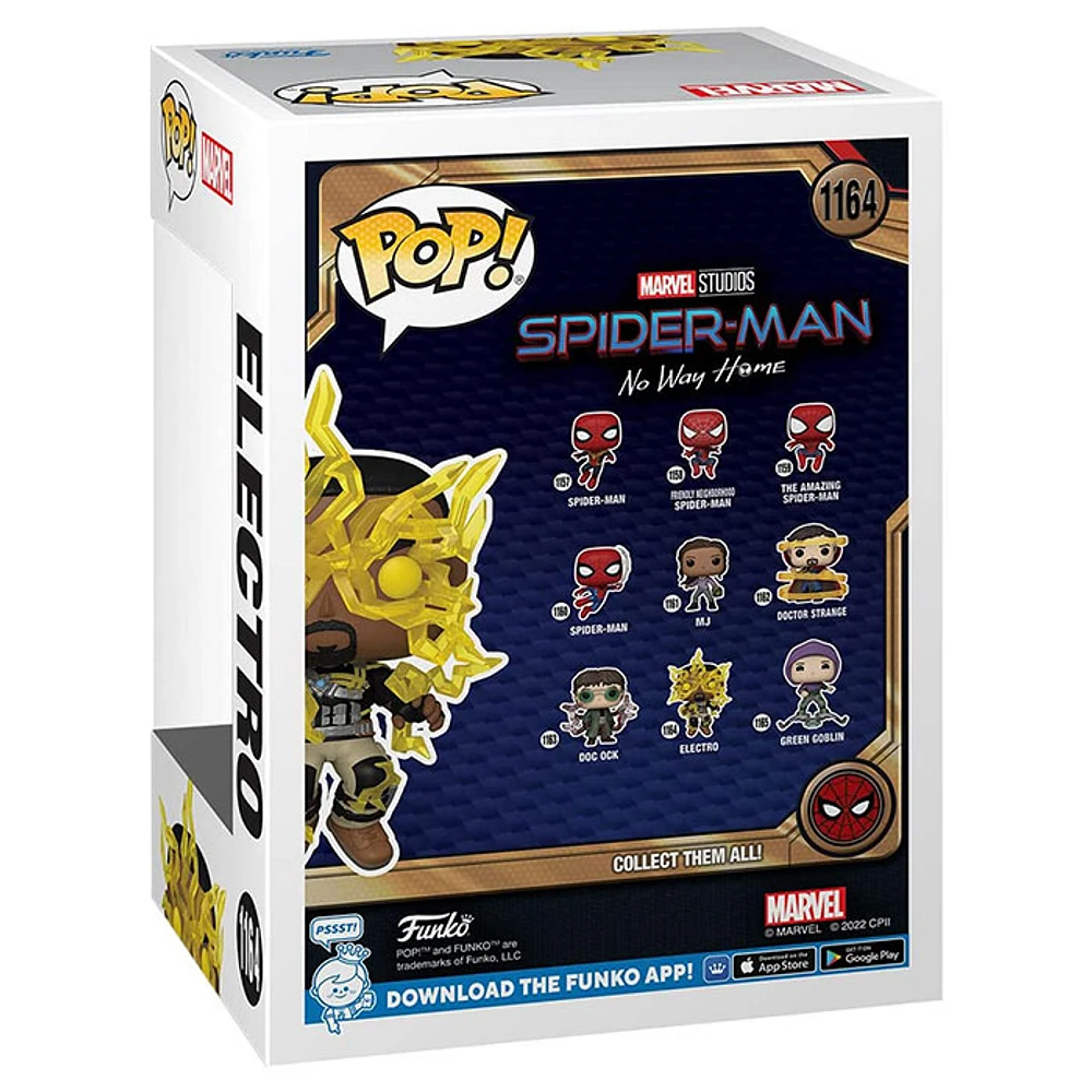 Funko Pop! Spider-Man No Way Home Electro in Finale Suit