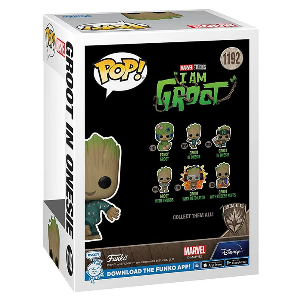 Funko Pop! Marvel I Am Groot Groot in Onesie