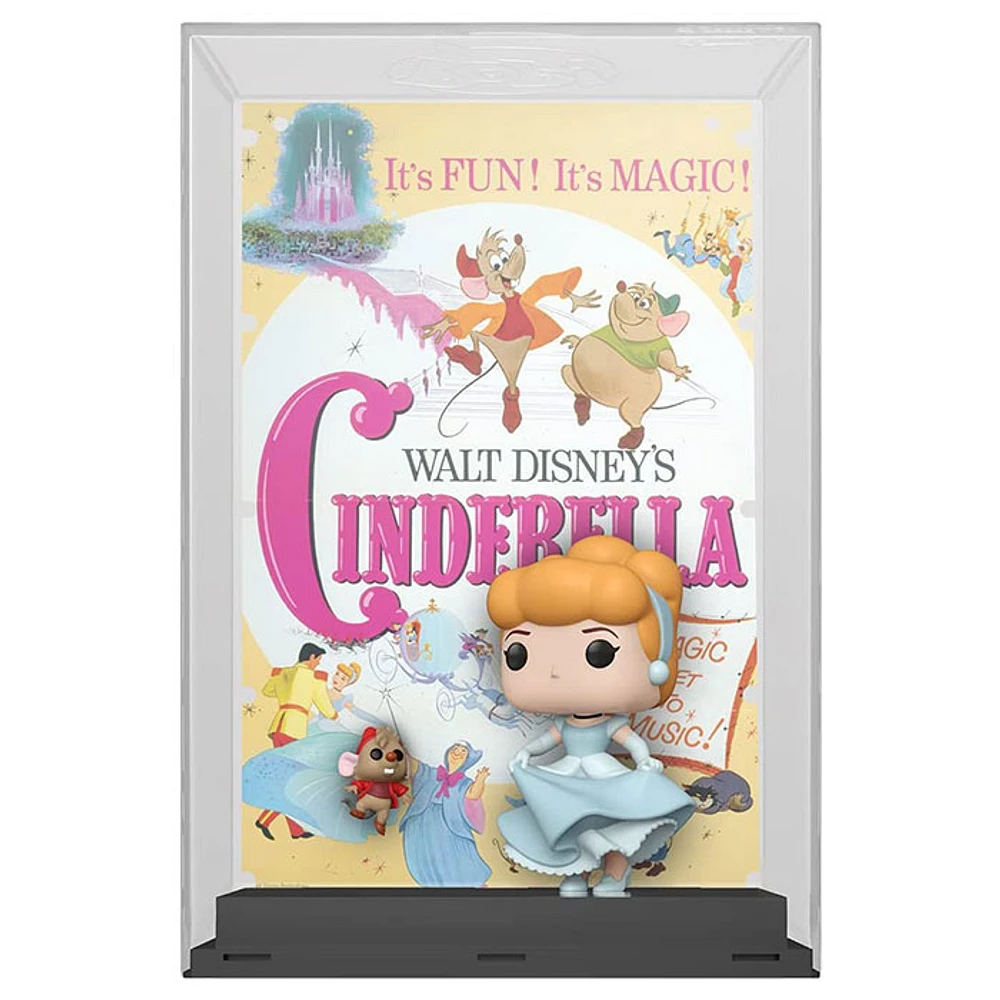 Funko Pop! Movie Poster Disney 100th Cinderella Cinderella with Jaq