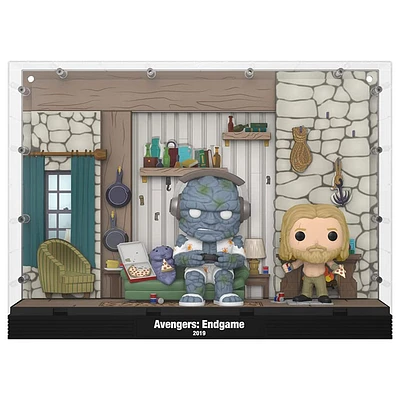 Funko Pop! Moments Deluxe Avengers Endgame Thor s House Miek Korg Thor