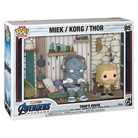 Funko Pop! Moments Deluxe Avengers Endgame Thor s House Miek Korg Thor