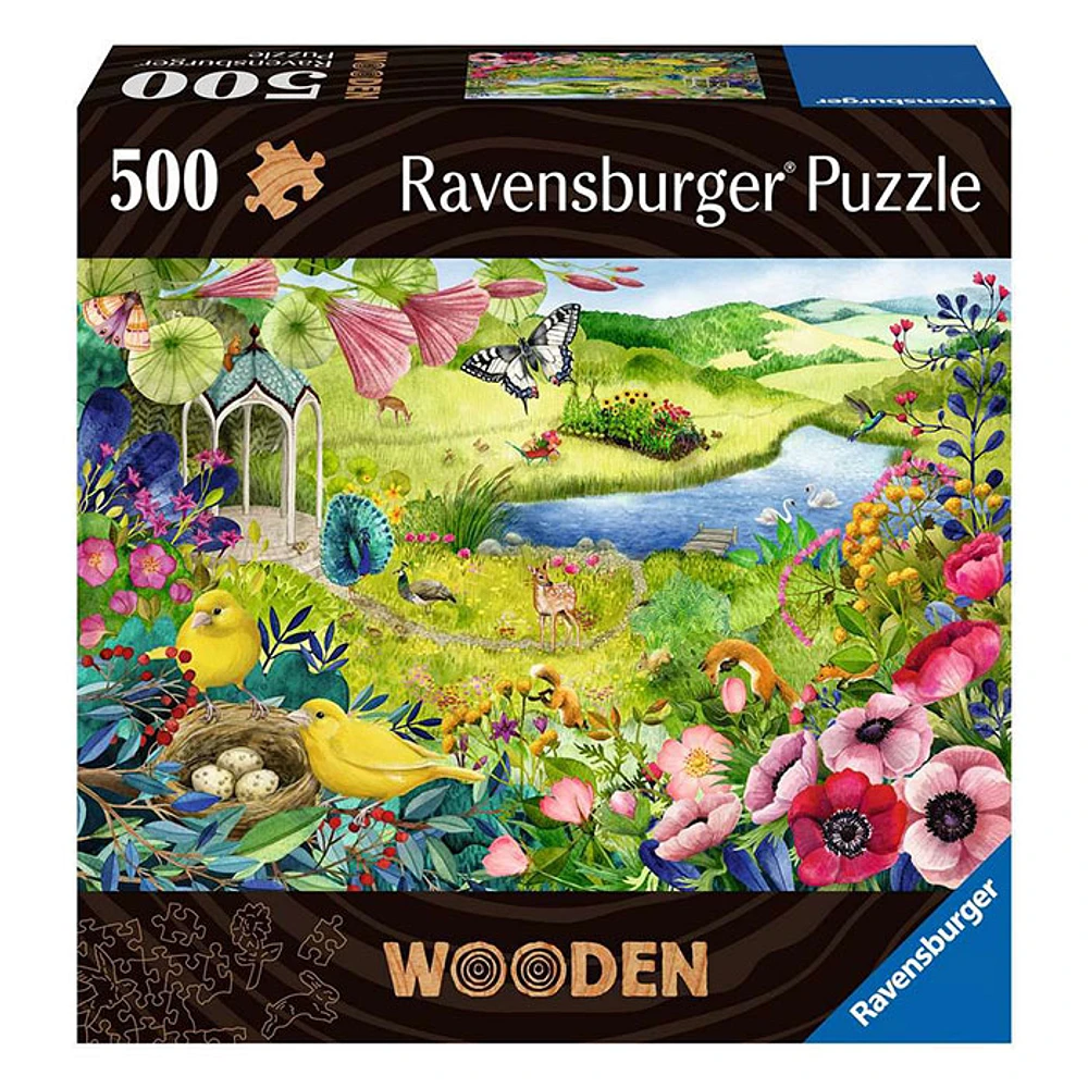 Ravensburger Nature Garden Wooden Puzzle – 500 Pieces