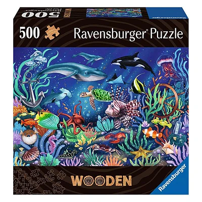 Ravensburger Under the Sea Wooden Puzzle – 500 Pieces