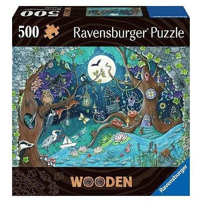 Ravensburger Fantasy Forest Wooden Puzzle – 500 Pieces