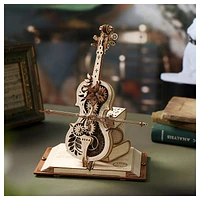 ROKR Magic Cello Mechanical Music Box 3D Wooden Puzzle – 199 PCS