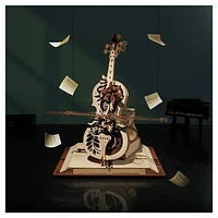 ROKR Magic Cello Mechanical Music Box 3D Wooden Puzzle – 199 PCS