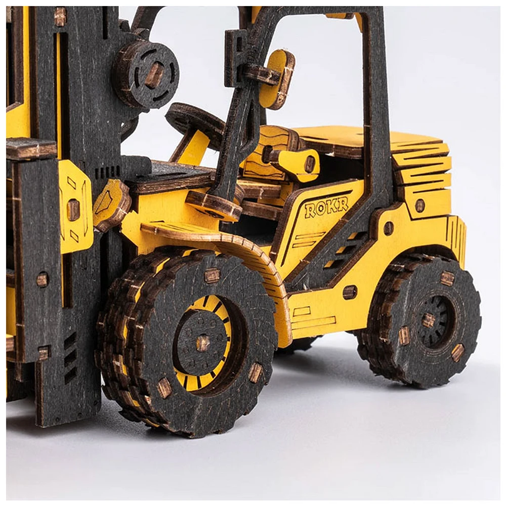 ROKR Forklift Engineering Vehicle 3D Wooden Puzzle – 139 PCS