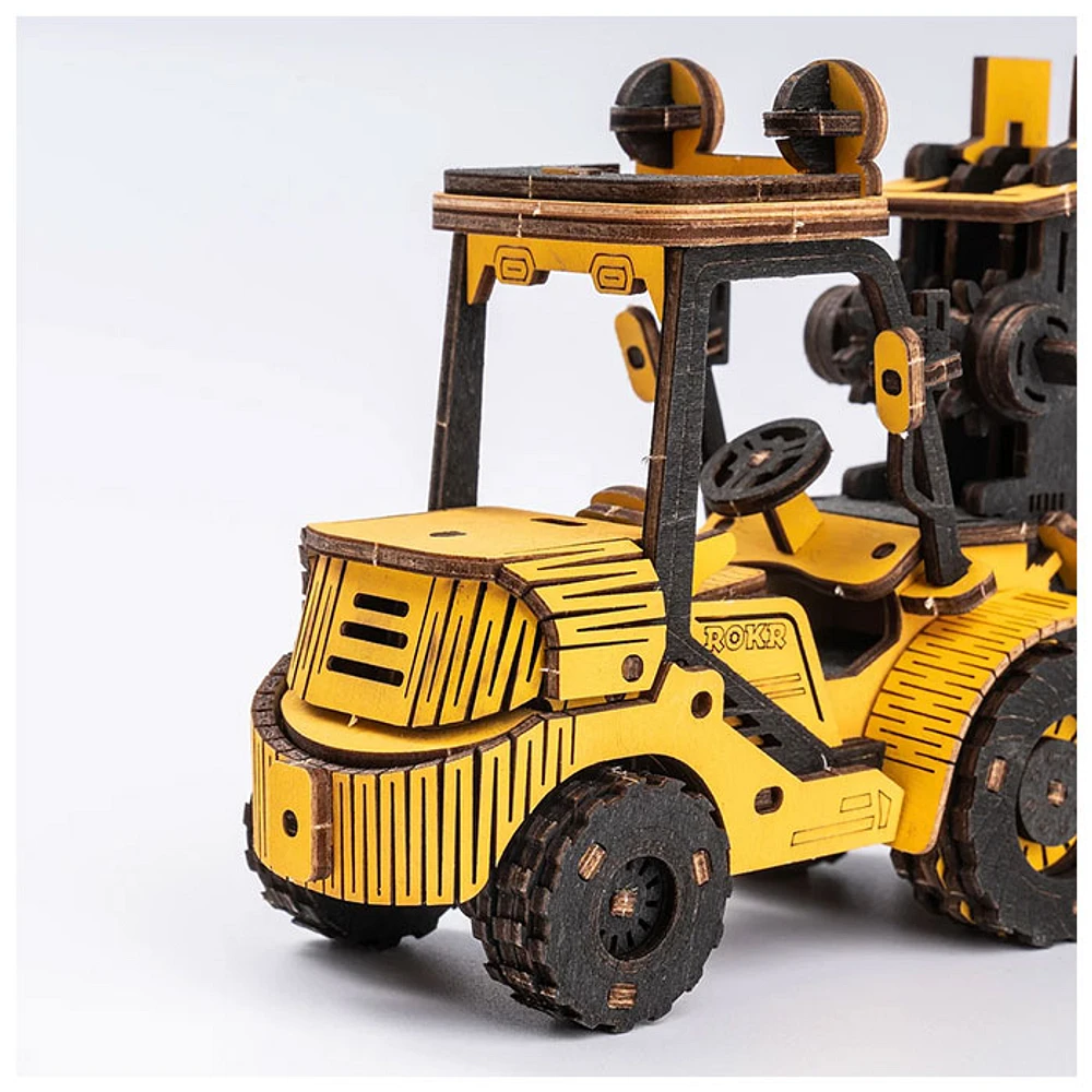 ROKR Forklift Engineering Vehicle 3D Wooden Puzzle – 139 PCS