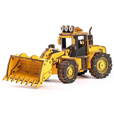 ROKR Bulldozer Engineering Vehicle 3D Wooden Puzzle – 211 PCS