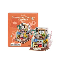 Rolife Dreaming Terrace Garden DIY Miniature House – 72 PCS