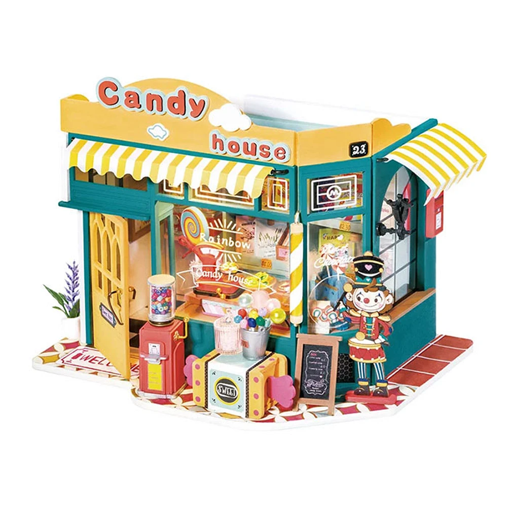 Rolife Rainbow Candy House DIY Miniature House – 179 PCS