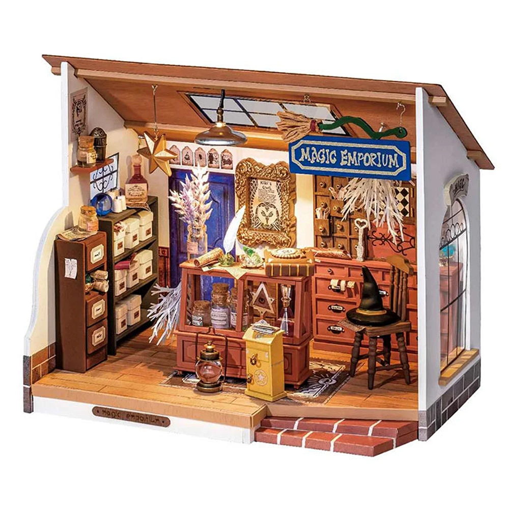 Rolife Kiki s Magic Emporium DIY Miniature House Kit – 148 PCS