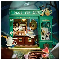 Rolife Alice’s Tea Store DIY Miniature House Kit – 136 PCS