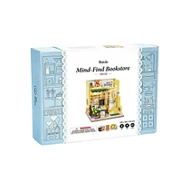 Rolife Mind-Find Bookstore DIY Miniature House – 63 PCS