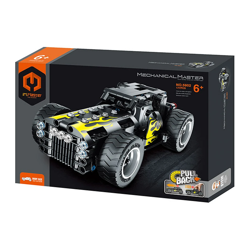 Pull Back Roadster Block Kit 177 Pieces