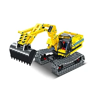 Block Kit Engineering Excavator and Robot 2 in 1 Mechanical Transmission Set 342 Pieces