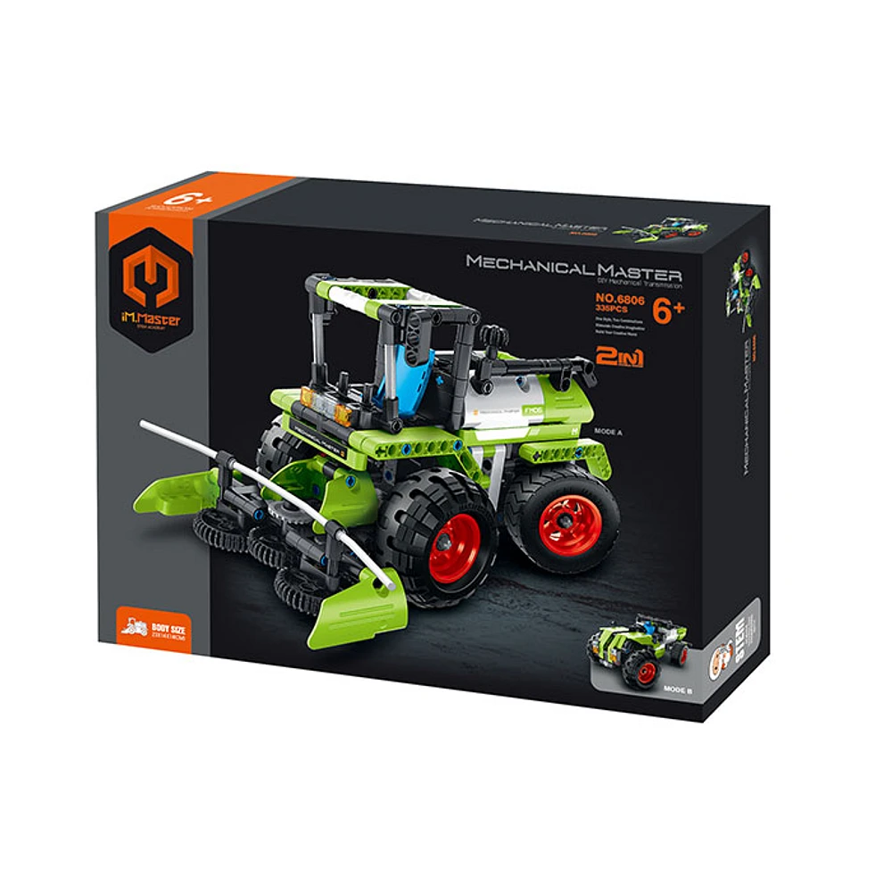 Block Kit Farmer Harvester 2in1 – 336 Pieces